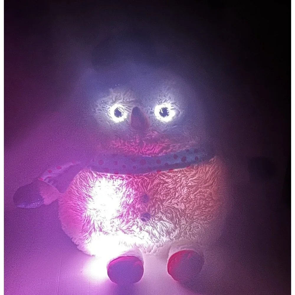 Walmart Light Up Color Changing Snowman Plush 15